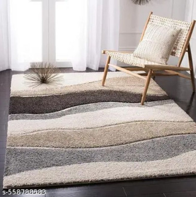 KAALENRIDE 120 cm  X 180 cm Polyester Carpet(Rectangle, Multicolor)