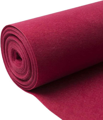 Shaggy Expert Red Polypropylene Runner(10 ft,  X 2 ft, Rectangle)
