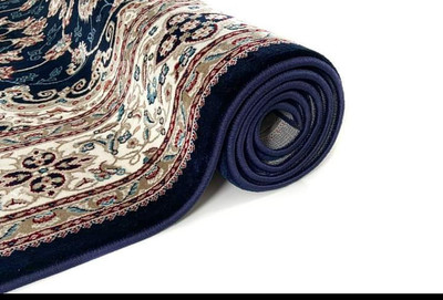 The National 152 cm  X 91 cm Silk Carpet(Abstract, Multicolor)