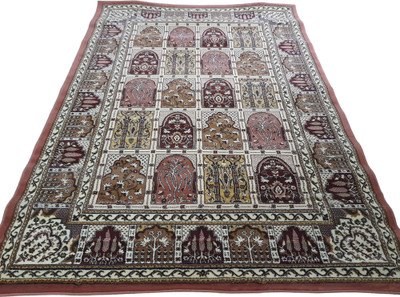 DanishCarpet Pink Acrylic Carpet(5 ft,  X 7 ft, Rectangle)