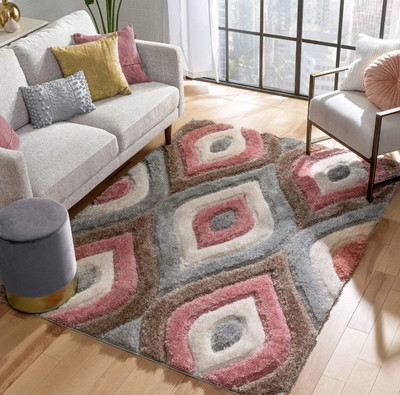 RM Handloom Multicolor Polyester Carpet(91.44 cm,  X 152.4 cm, Rectangle)
