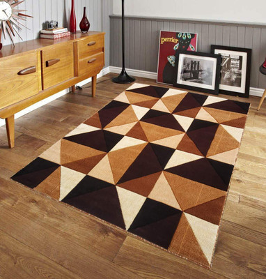 Anabia Multicolor Silk Carpet(5 ft,  X 7 ft, Rectangle)