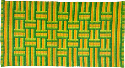 RADRUGS 50 cm  X 90 cm Cotton Carpet(Rectangle, Green)