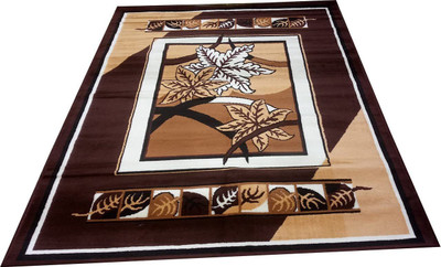 ALAMRUGS 145 cm  X 200 cm Synthetic Carpet(Rectangle, Brown)