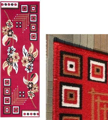 Royalcarpets Red Silk Runner(50 cm,  X 150 cm, Rectangle)