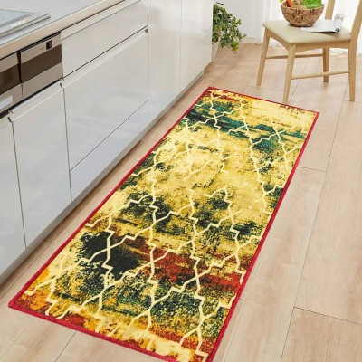 KUBER INDUSTRIES Multicolor Polyester Runner(2 ft,  X 5 ft, Rectangle)