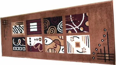 AlishaCarpet 60 cm  X 180 cm Silk Runner(Rectangle, Beige)