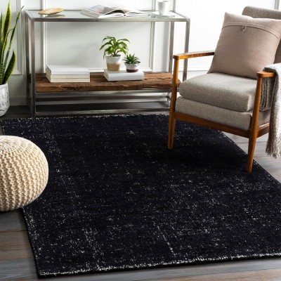 Surya Living Black Wool Carpet(244 cm,  X 305 cm, Rectangle)