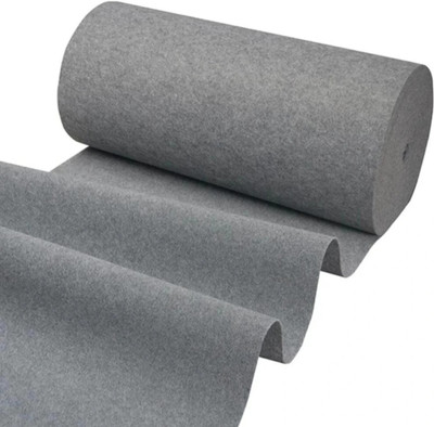 Samjeeda Handloom carpets Grey Synthetic Carpet(152 cm,  X 1523 cm, Rectangle)
