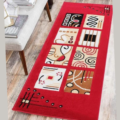 Royalcarpets Red Silk Runner(50 cm,  X 150 cm, Rectangle)