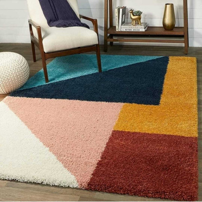 Samjeeda Handloom carpets Black Wool Carpet(90 cm,  X 150 cm, Rectangle)