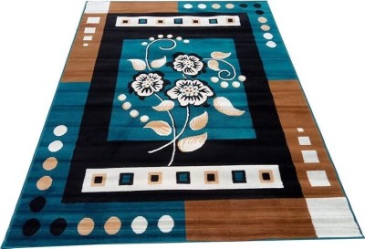 HEAVEN CARPET Blue Acrylic Carpet(150 cm,  X 210 cm, Rectangle)