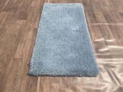 TAHNOORCARPET 60 cm  X 120 cm Polyester Carpet(Rectangle, Grey)