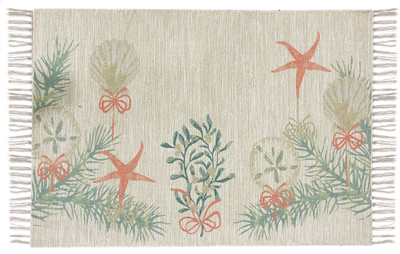 AF 7 cm  X 6 cm Cotton Carpet(Rectangle, Multicolor)