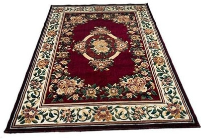 IP FASHION 155 cm  X 200 cm Polyester Carpet(Rectangle, Maroon)