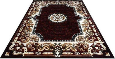 IP FASHION 155 cm  X 200 cm Polyester Carpet(Rectangle, Brown)