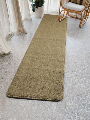 Saral Home Gold Polyester Runner(43 cm,  X 180 cm, Rectangle)