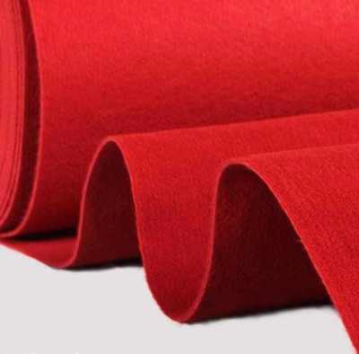 Ra handloom carpet Red Silk Carpet(5 cm,  X 10 cm, Rectangle)