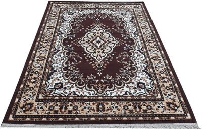 KAYNAT CARPET Multicolor Acrylic, Silk Carpet(5 cm,  X 8 cm, Rectangle)