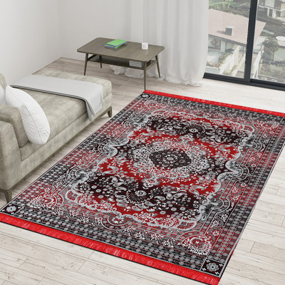 NCS Red Velvet Carpet(152 cm,  X 213 cm, Rectangle)