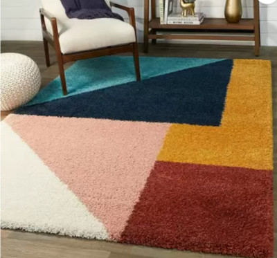 SPA Furnishing Multicolor Polyester Carpet(5 ft,  X 2 ft, Rectangle)