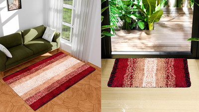KUBER INDUSTRIES Yellow Velvet Carpet(152 cm,  X 91 cm, Rectangle)