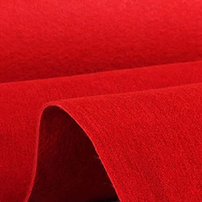 AyanCarpets Red Synthetic Carpet(5 ft,  X 50 ft, Rectangle)