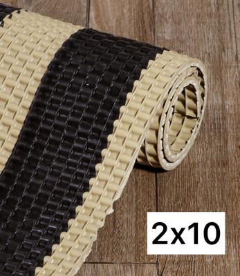 Kuku Home Rubber Door & Floor Mat(Beige, Black, Free)