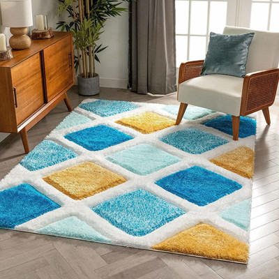 AYAT FATIMA CARPET Multicolor Polyester Carpet(120 cm,  X 180 cm, Rectangle)