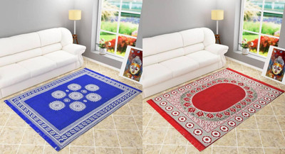 ROYAL DÉCOR 121.92 cm  X 182.88 cm Polyester Carpet(Rectangle, Multicolor)