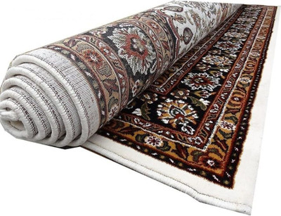 IP FASHION 180 cm  X 270 cm Polyester, Silk Carpet(Rectangle, Multicolor)