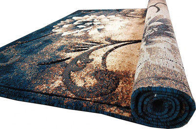 R CARPETS Multicolor Silk, Wool Carpet(5 ft,  X 7 ft, Rectangle)