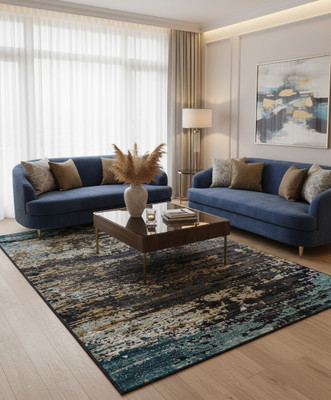 Weaverscarpets 150 cm  X 210 cm Silk Carpet(Rectangle, Multicolor)