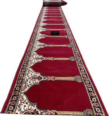 Shag Weaving Carpet 120 cm  X 1500 cm Acrylic Carpet(Rectangle, Gold)