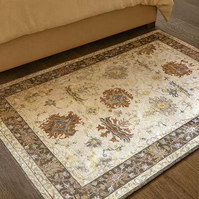 LUXE HOME INTERNATIONAL Multicolor Polyester Carpet(120 cm,  X 180 cm, Rectangle)