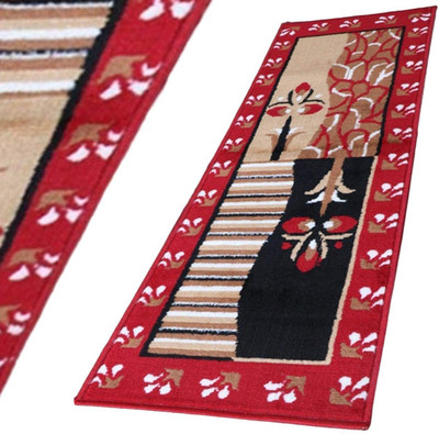 Royalcarpets Red Silk Runner(50 cm,  X 150 cm, Rectangle)