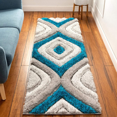 RM Handloom Multicolor Polyester Runner(60 cm,  X 152 cm, Rectangle)