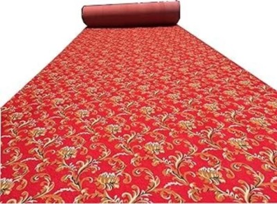 Carpetweaver White, Red, Multicolor Polyester, Acrylic Carpet(150 cm,  X 240 cm, Rectangle)