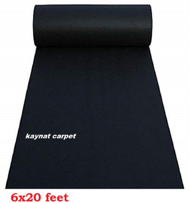 KAYNAT CARPET Black Nylon Carpet(180 cm,  X 240 cm, Rectangle)