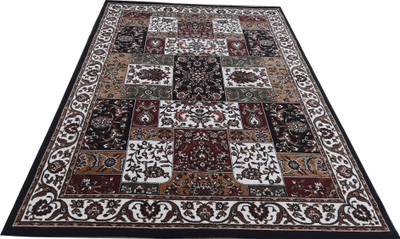 AfCarpets Blue Silk Carpet(2 ft,  X 6 ft, Rectangle)