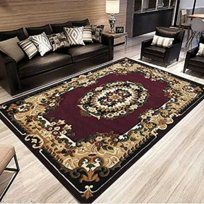 Ra handloom carpet Green Silk Carpet(150 cm,  X 210 cm, Rectangle)
