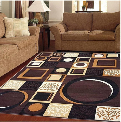 AyanCarpets Multicolor Acrylic Carpet(5 cm,  X 7 cm, Rectangle)