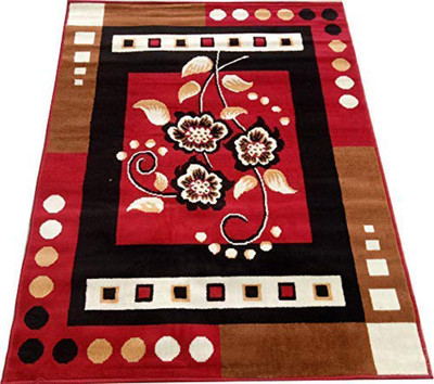 Acarpet Red Acrylic Carpet(5 cm,  X 7 cm, Rectangle)