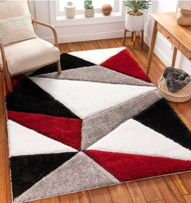 Ra handloom carpet Multicolor Wool Carpet(120 cm,  X 180 cm, Rectangle)
