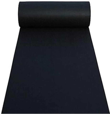 Samjeeda Handloom carpets Black Synthetic Carpet(152 cm,  X 609 cm, Rectangle)