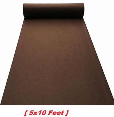 RNCARPET 150 cm  X 300 cm Nylon Carpet(Rectangle, Brown)