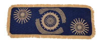 Flipkart SmartBuy Blue Velvet Runner(50 cm,  X 153 cm, Rectangle)