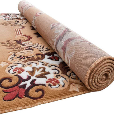 Ra handloom carpet Multicolor Silk Carpet(5 feet,  X 7 feet, Rectangle)