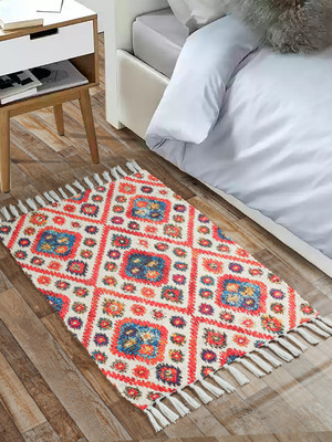 HOMADORN Multicolor Polyester Dhurrie(2 ft,  X 5 ft, Rectangle)
