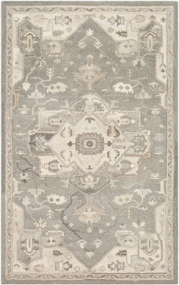 Surya Living Beige Wool Carpet(121.92 cm,  X 182.88 cm, Rectangle)